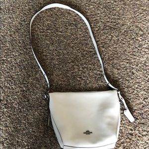 White coach purse.